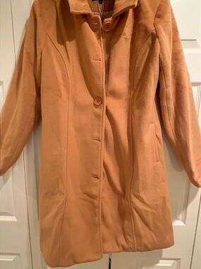 Classic Women's Long Coat in Camel